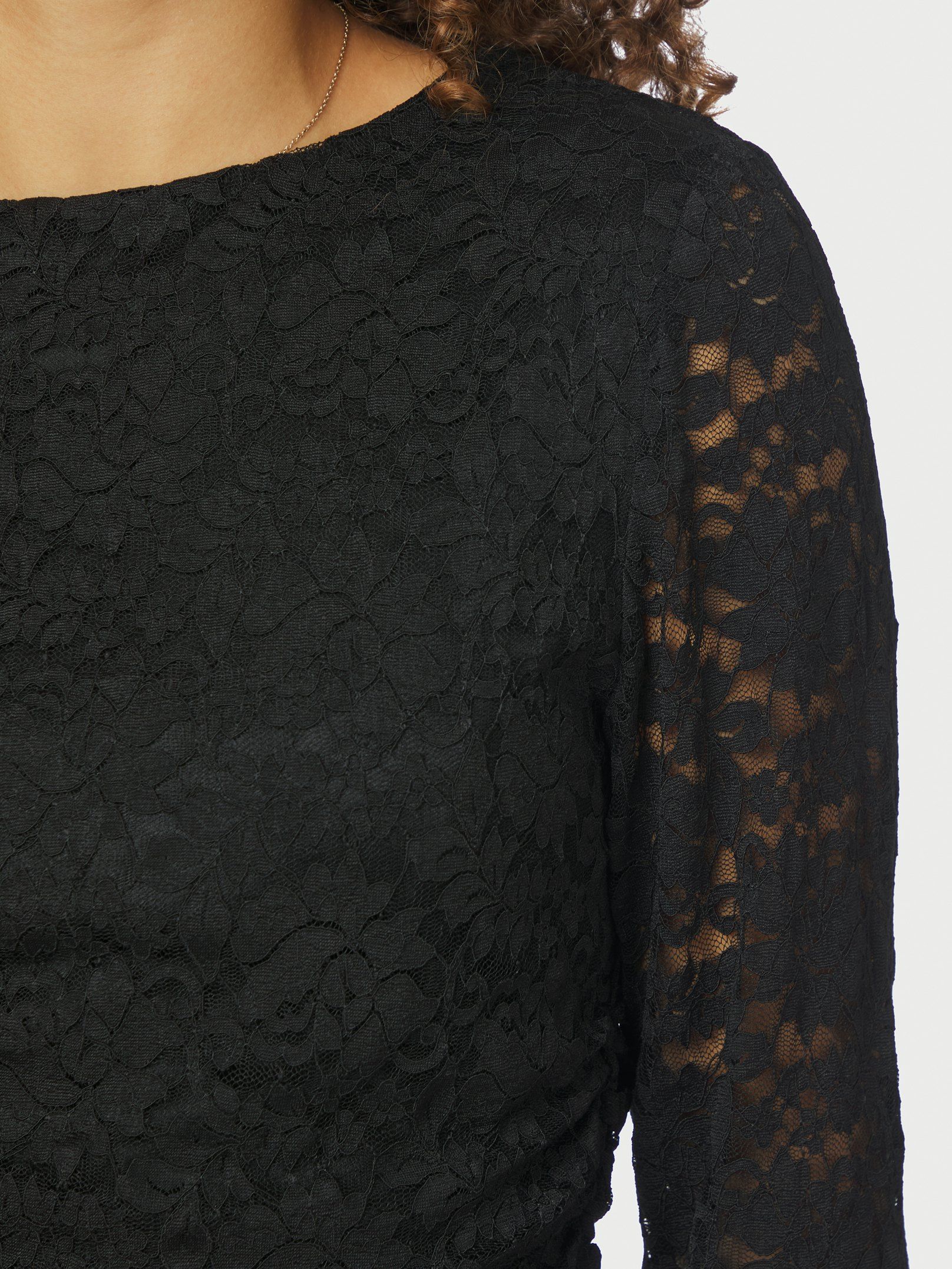 NEO NOIR TOP LENIDA LACE BLOUSE BLACK