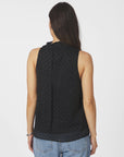 NEO NOIR TOP LORELEI BEDAZZLED BLACK