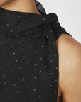 NEO NOIR TOP LORELEI BEDAZZLED BLACK