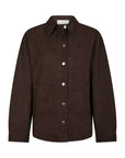 NEO NOIR JACKET TIKKEN SOLID DARK BROWN