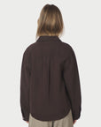NEO NOIR JACKET TIKKEN SOLID DARK BROWN