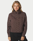 NEO NOIR JACKET CALLISA DOT BROWN