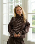 NEO NOIR JACKET CALLISA DOT BROWN