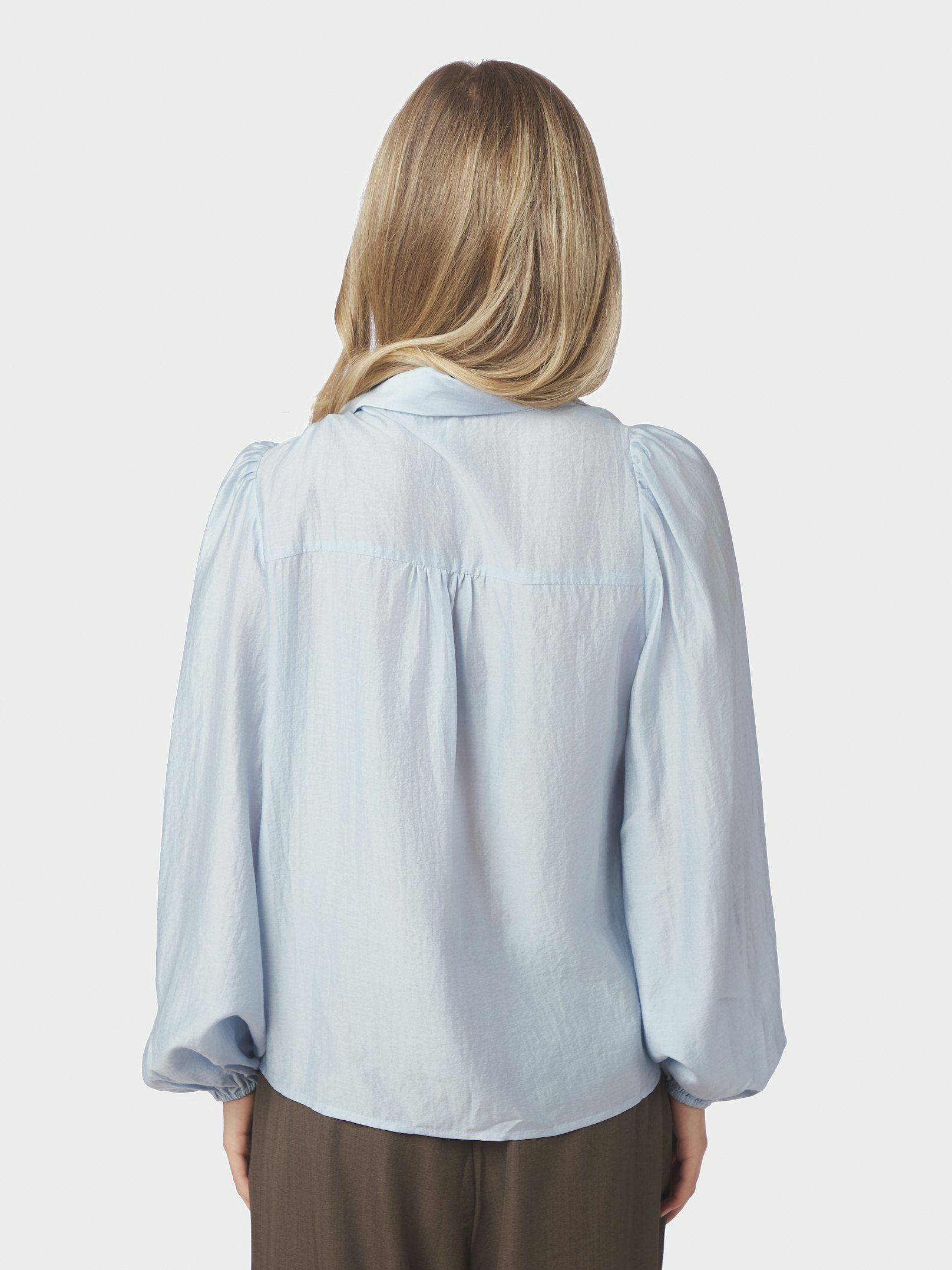 NEO NOIR BLOUSE SELENE CRISP LIGHT BLUE