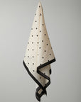 NEO NOIR SJAALTJE TAMMA BIG DOT SCARF OFF WHITE