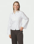 NEO NOIR BLOUSE ROSA OXFORD SHIRT WHITE