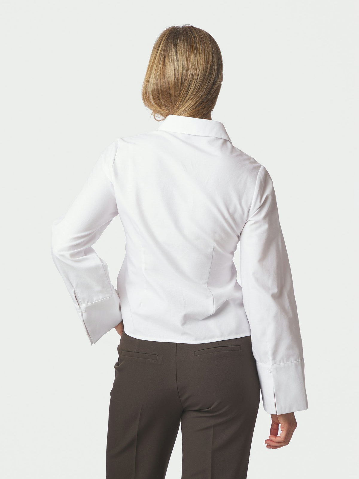 NEO NOIR BLOUSE ROSA OXFORD SHIRT WHITE