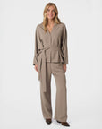 NEO NOIR PANTS LUNET CREPE TAUPE