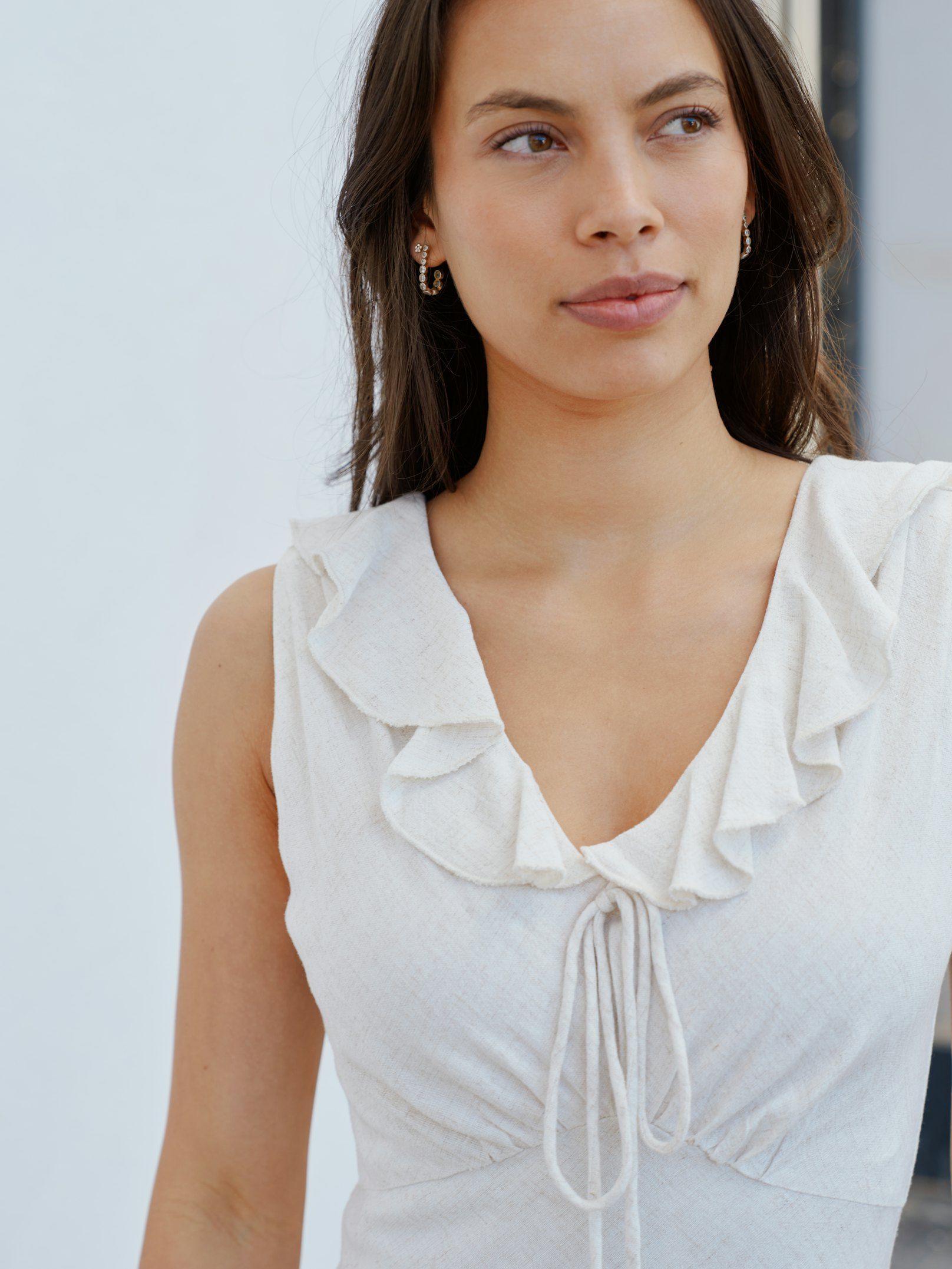 NEO NOIR JURK JASMA LINEN DRESS NATURAL