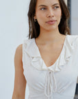NEO NOIR JURK JASMA LINEN DRESS NATURAL