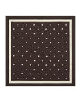 NEO NOIR SJAAL JUDY DOT SCARF DARK BROWN