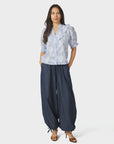 NEO NOIR BLOUSE MANET JACQUARD LIGHT BLUE