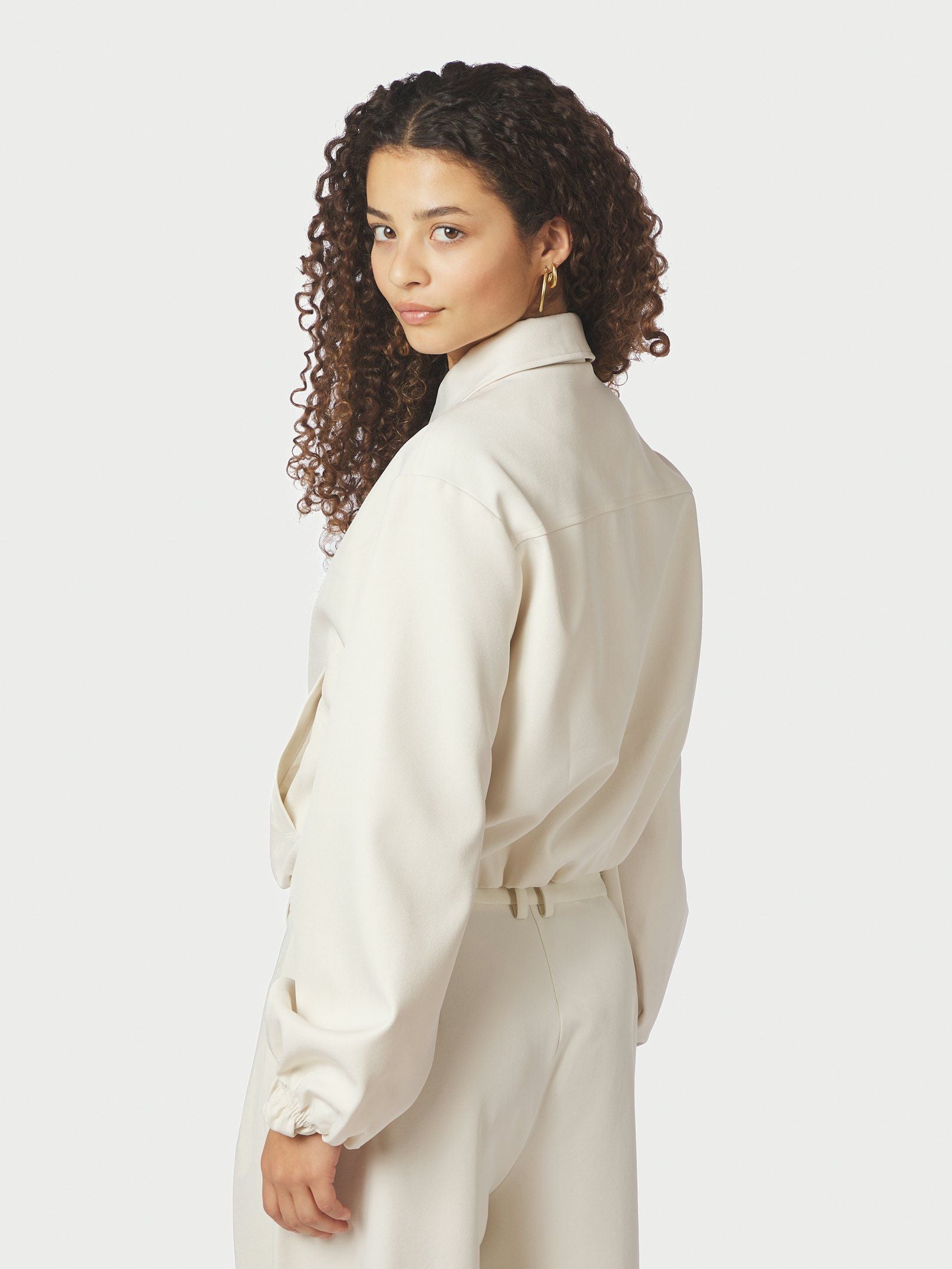 NEO NOIR JAS DENIELLE STRUCTURE JACKET OFF WHITE