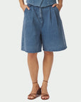 NEO NOIR SHORT ROSEL DENIM BLUE