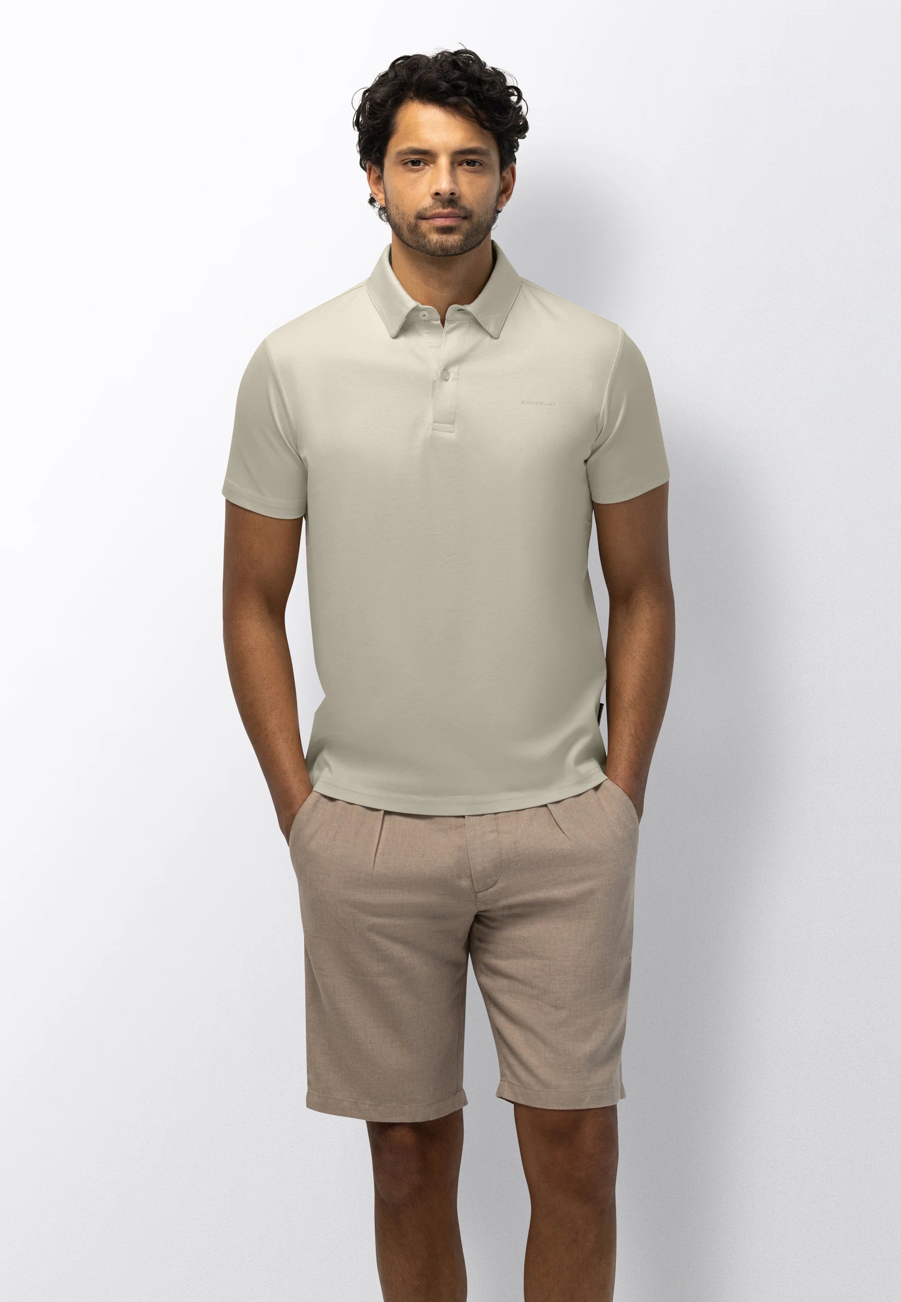 STATE OF ART POLO JERSEY GEMERCERISEERDE KATOEN KIT