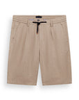 STATE OF ART SHORT CHINO MET BANDPLOOIEN BEIGE