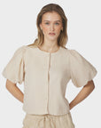 NEO NOIR BLOUSE MOISA LINEN SAND