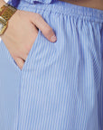 NEO NOIR SHORT AMANSA STRIPE LIGHT BLUE
