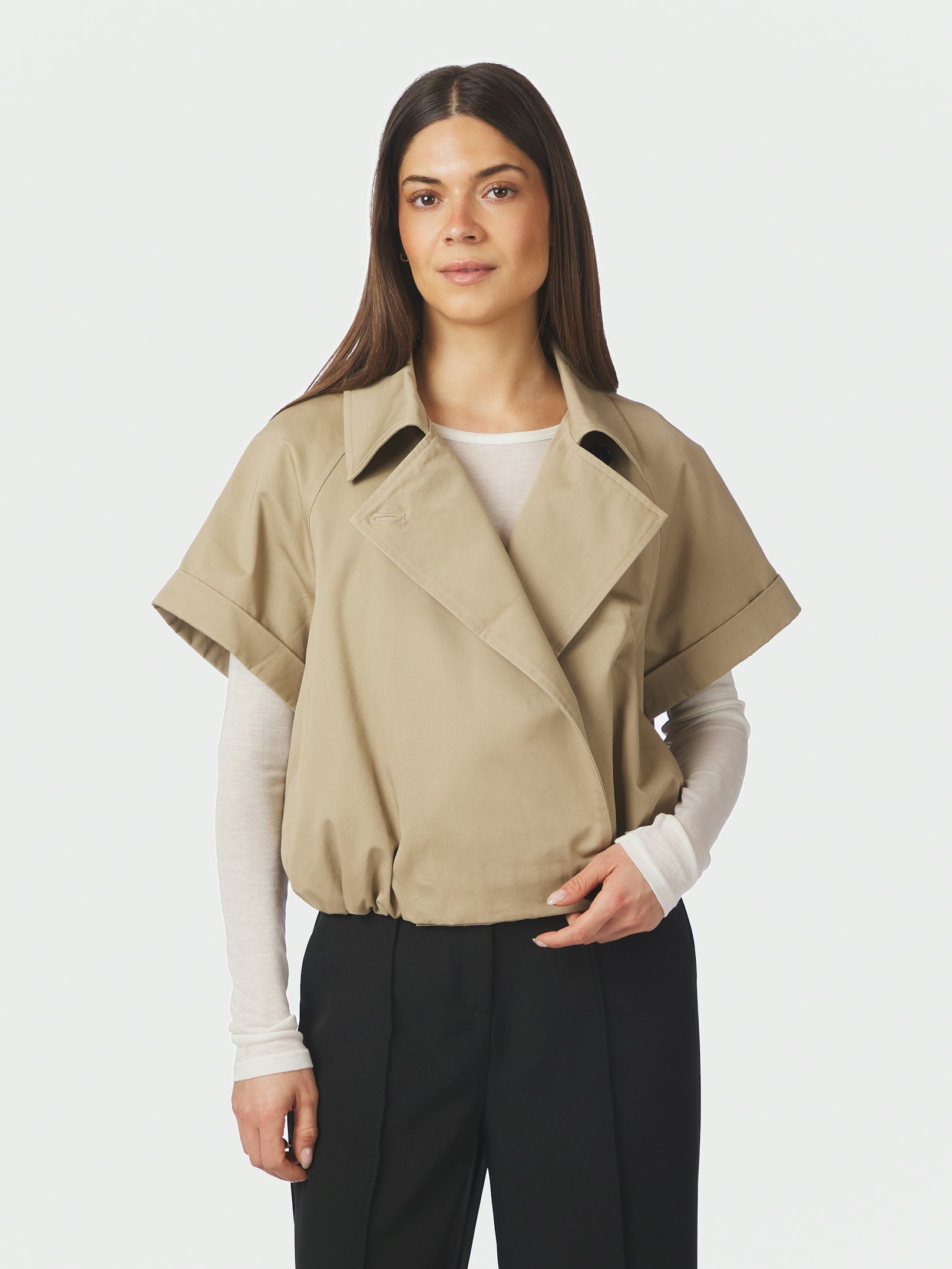NEO NOIR VEST LISHA TRENCH TAUPE