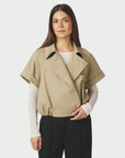 NEO NOIR VEST LISHA TRENCH TAUPE