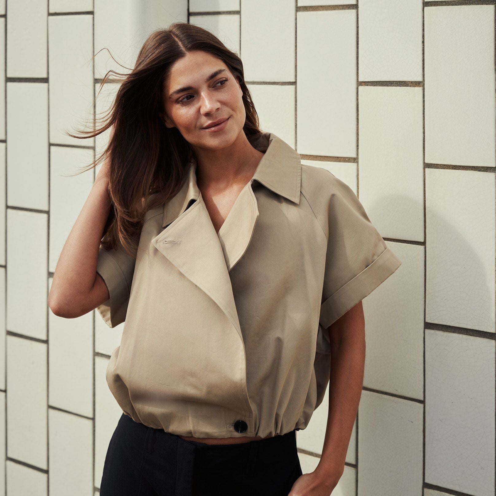 NEO NOIR VEST LISHA TRENCH TAUPE