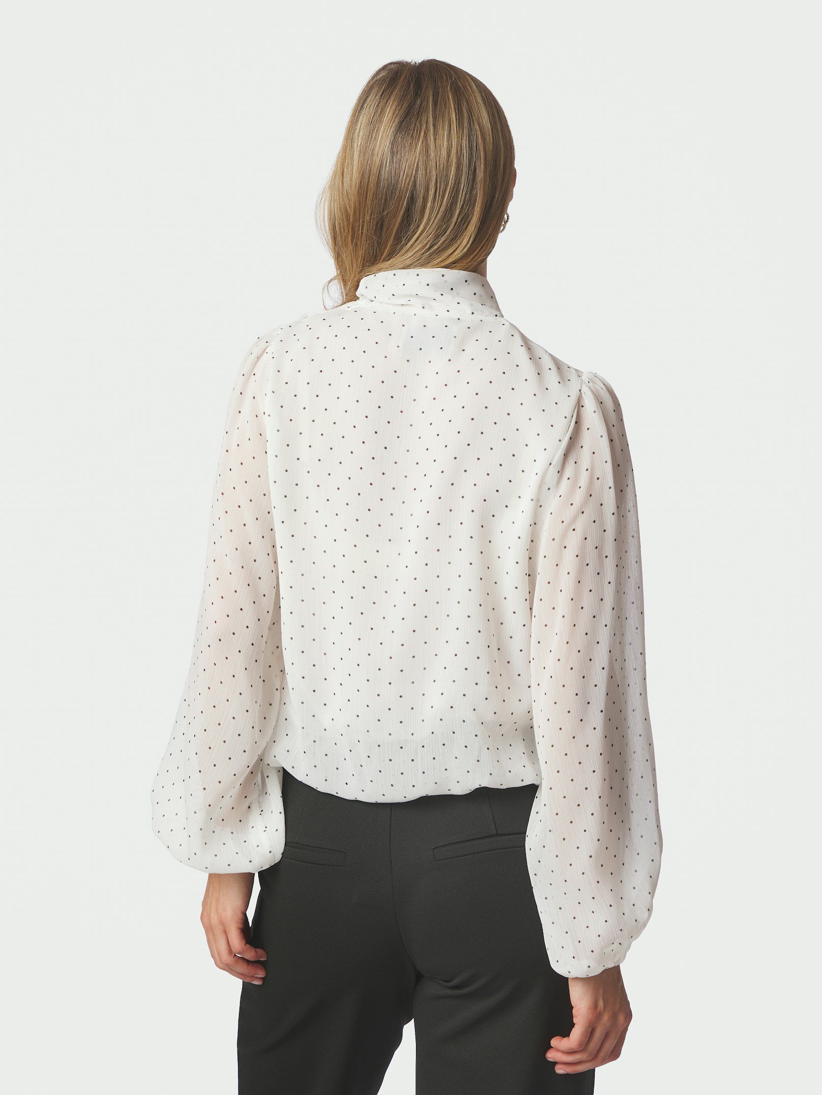 NEO NOIR BLOUSE DORELLIE DOT OFF WHITE