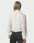 NEO NOIR BLOUSE DORELLIE DOT OFF WHITE