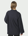 NEO NOIR BLOUSE DITA CHECK SHIRT DARK BLUE
