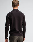 BUTCHER OF BLUE PULLOVER CLIFDEN HALFZIP TOPAZ BROWN