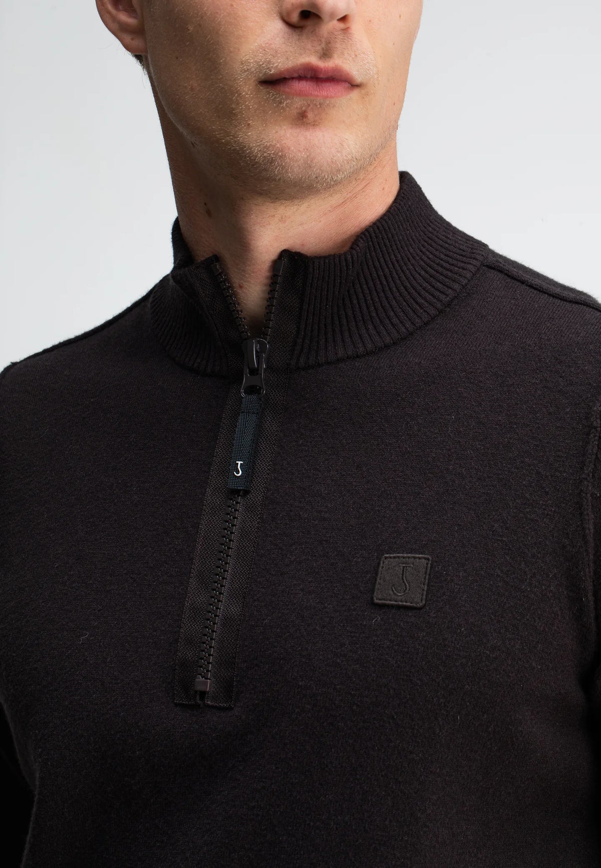 BUTCHER OF BLUE PULLOVER CLIFDEN HALFZIP TOPAZ BROWN