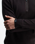 BUTCHER OF BLUE PULLOVER CLIFDEN HALFZIP TOPAZ BROWN