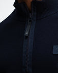 BUTCHER OF BLUE PULLOVER CLIFDEN HALFZIP ALASKA BLUE