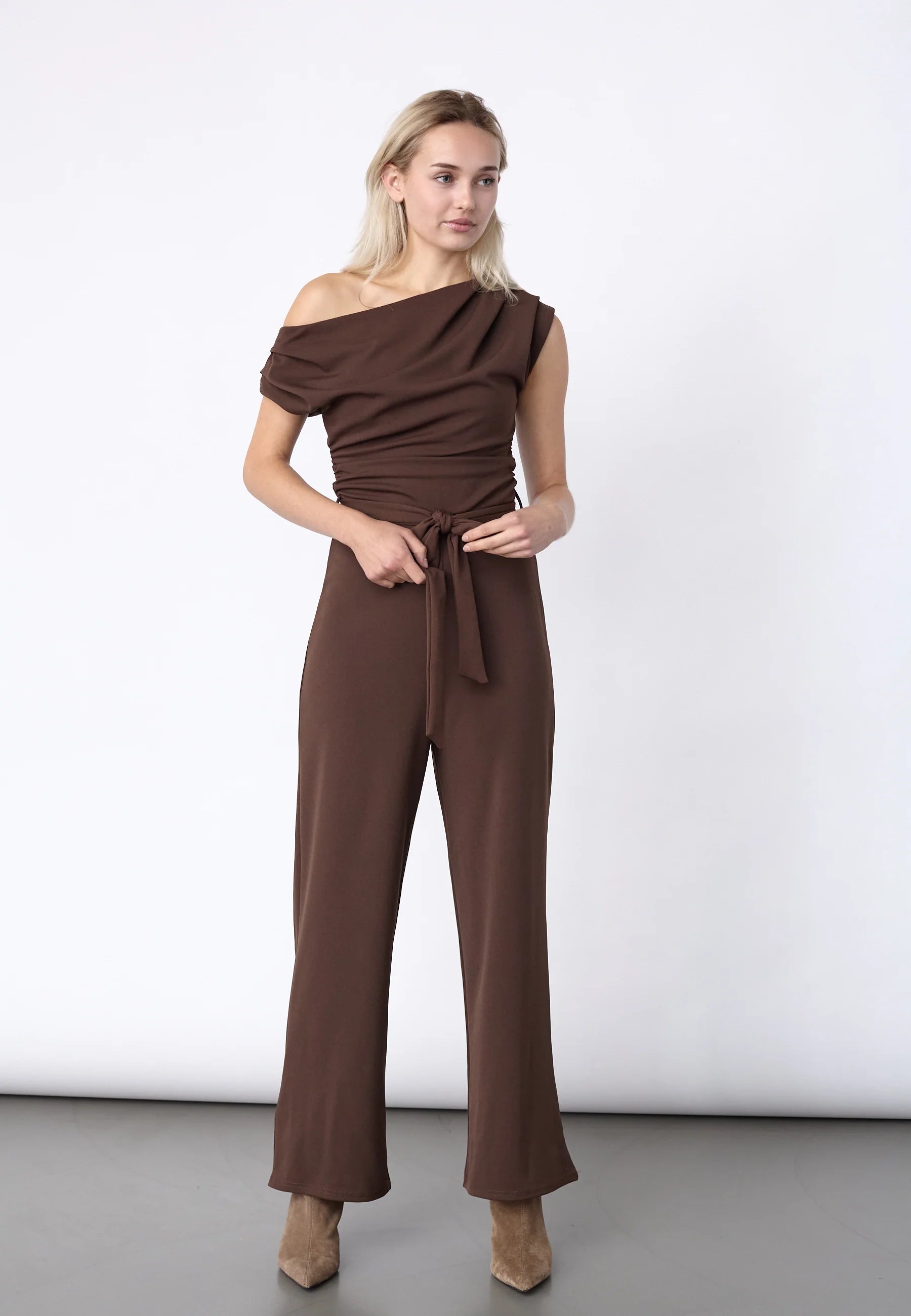 SISTERS POINT JUMPSUIT NASA-JU DARK CHOCOLATE