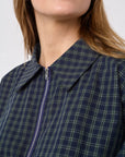 SISTERS POINT BLAZER NELLY-JA1 JACKET NAVY CHECK