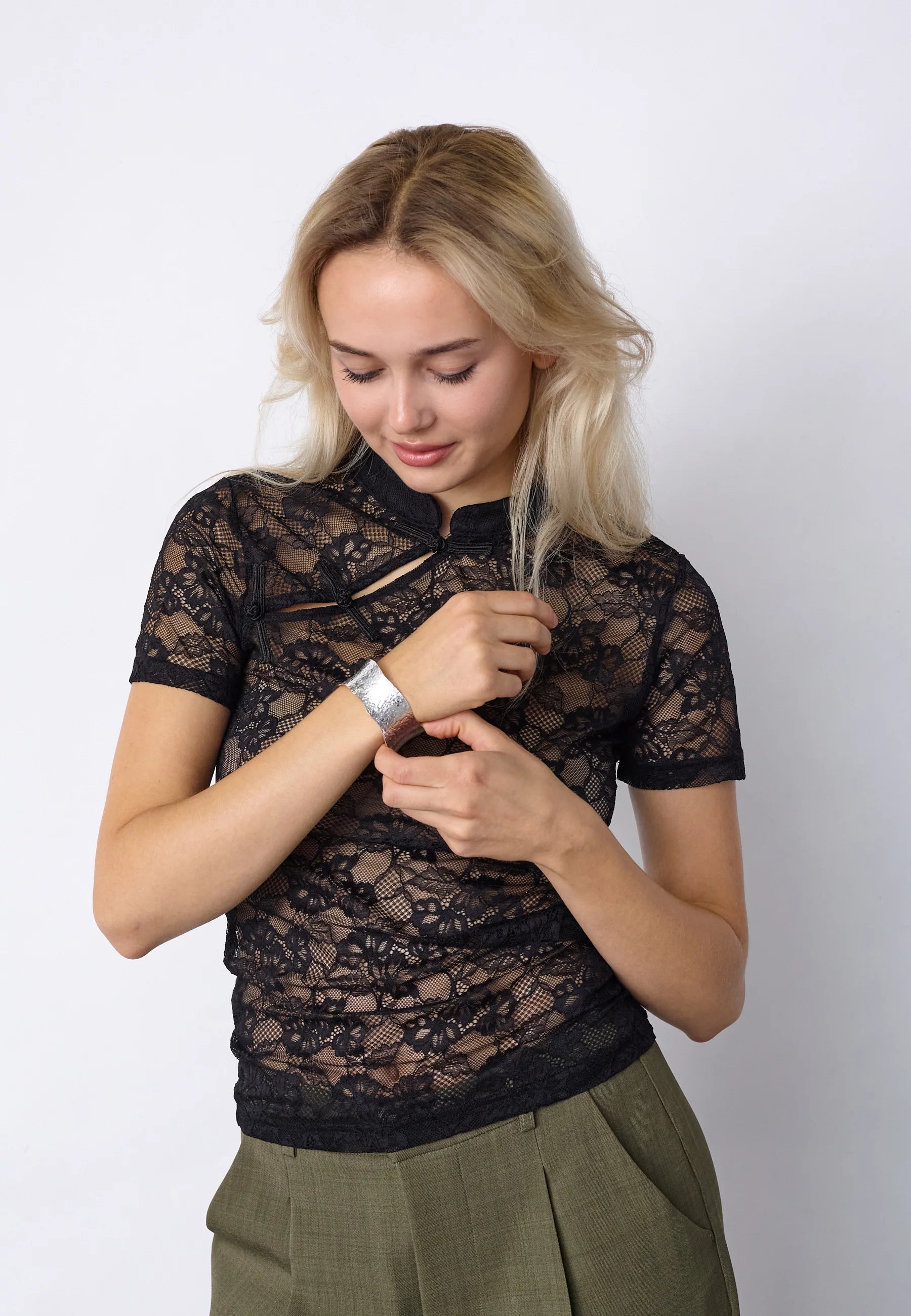 SISTERS POINT BLOUSE VELAS-TOP BLACK