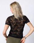 SISTERS POINT BLOUSE VELAS-TOP BLACK