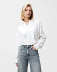 CATWALK JUNKIE BLOUSE TUCK IN EFFECT OFF WHITE