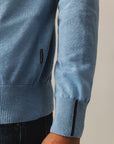 STATE OF ART PULLOVER BASIS MET V-HALS GRIJSBLAUW