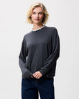 CATWALK JUNKIE SWEATER SUPER SOFT LONG SLEEVE ANTRA MELANGE