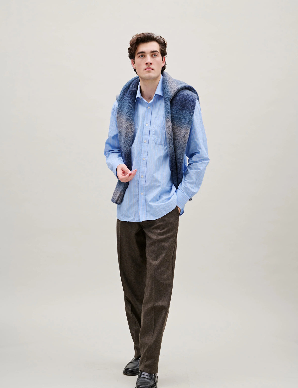 FORÉT PANTS CLAY WOOL BROWN