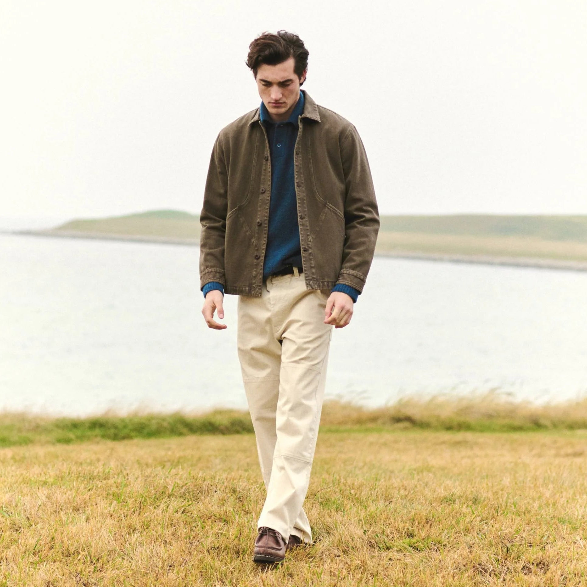 FORÉT OVERSHIRT BERRY DENIM BROWN DENIM