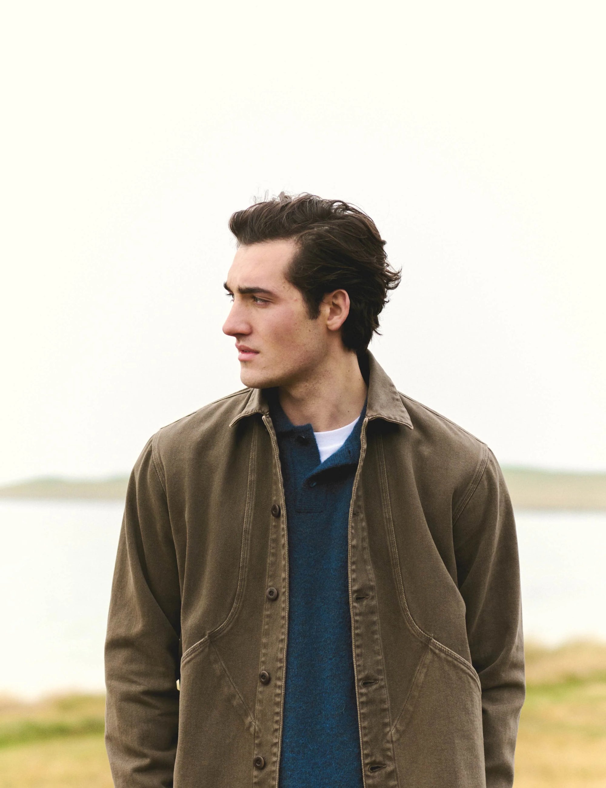 FORÉT OVERSHIRT BERRY DENIM BROWN DENIM