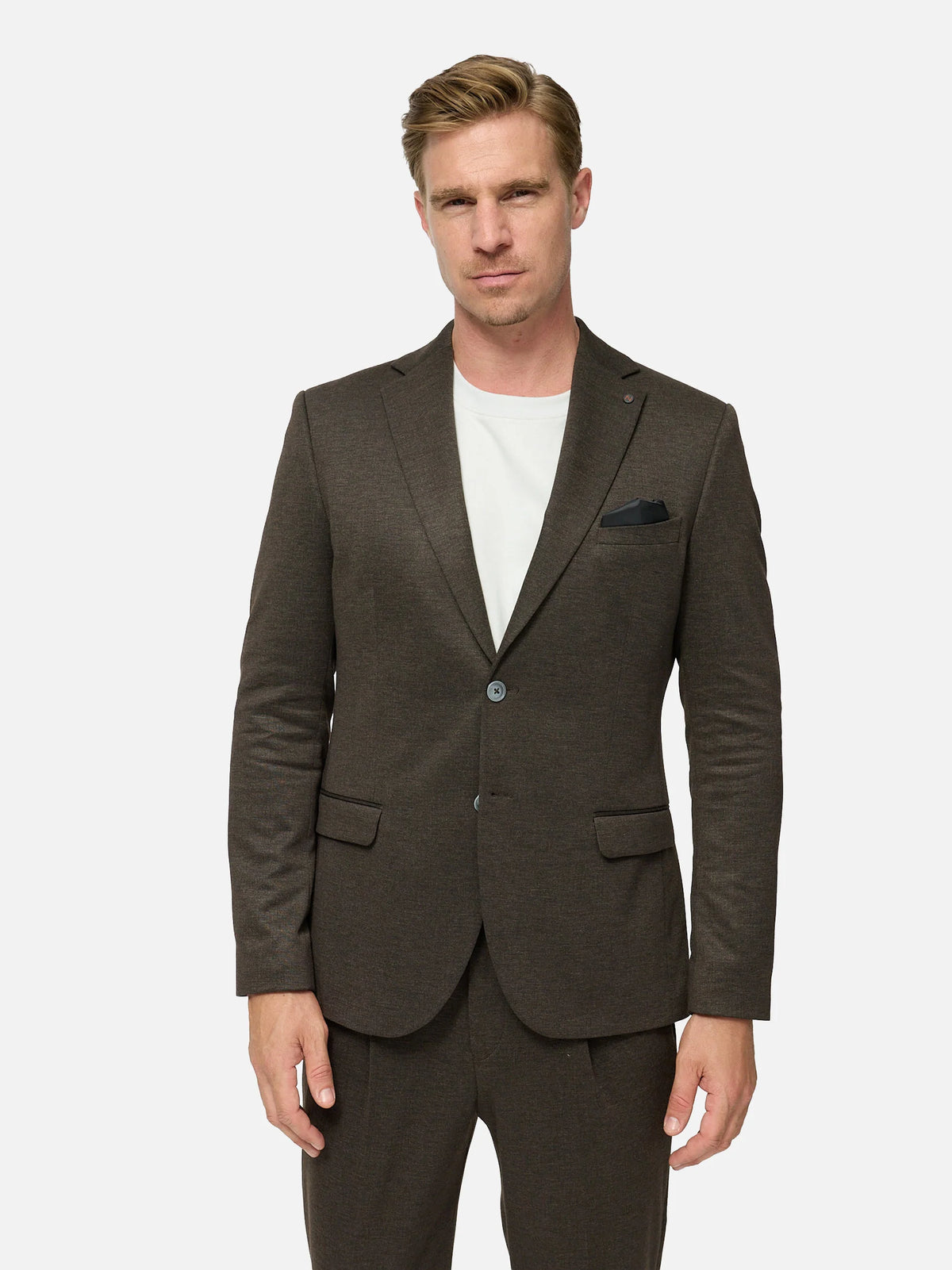 ZUITABLE COLBERT DINICK SAKKO SLIM FIT DARK BROWN