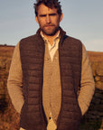 STATE OF ART ATELIER BODYWARMER VEST LANIFICIO ROMA BRUIN