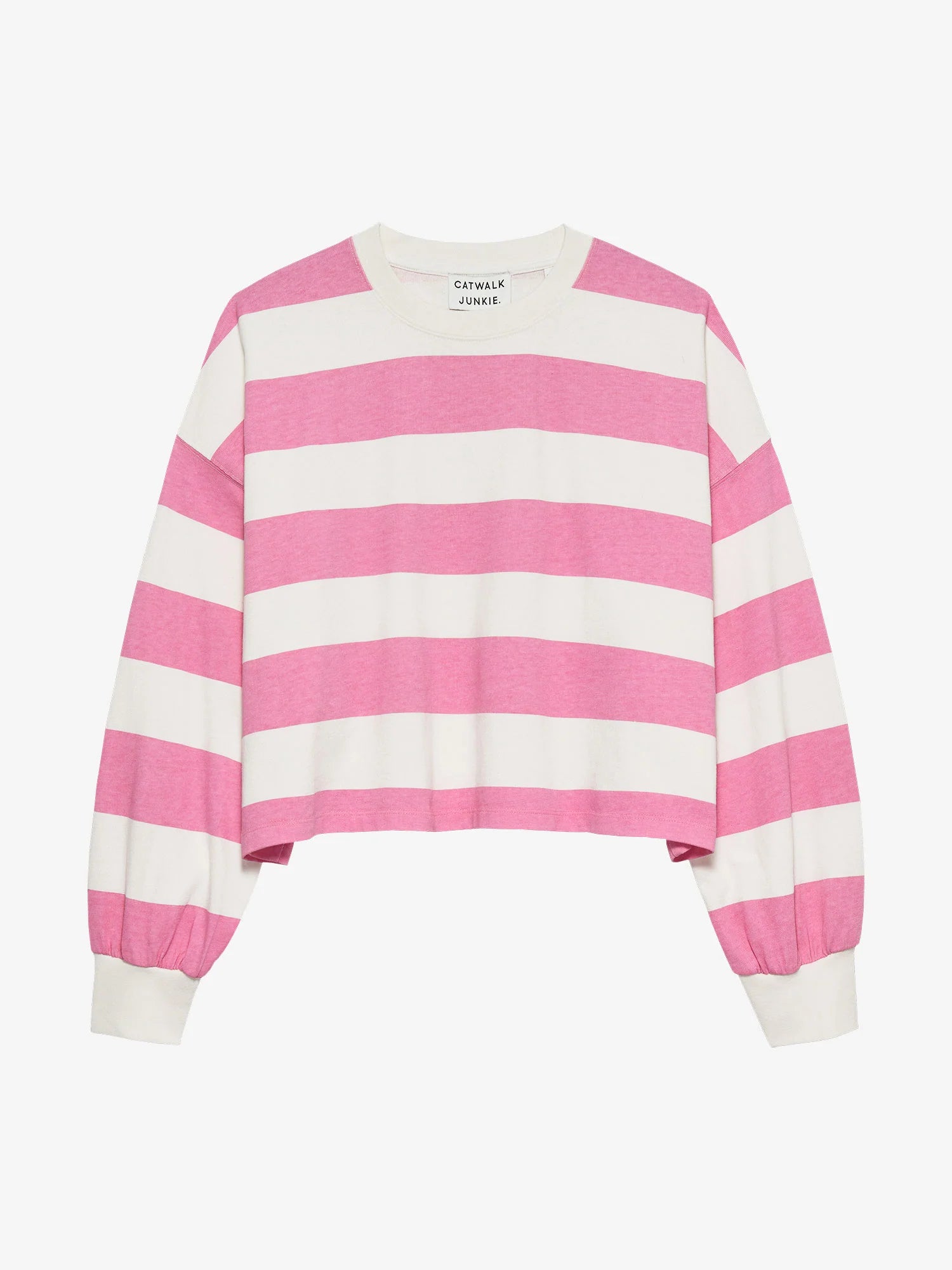 CATWALK JUNKIE SWEATER OVERSIZED STRIPED LONGSLEEVE ROSEBLOOM
