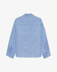 CATWALK JUNKIE BLOUSE DOUBLE PLACKET STRIPE RIVIERA