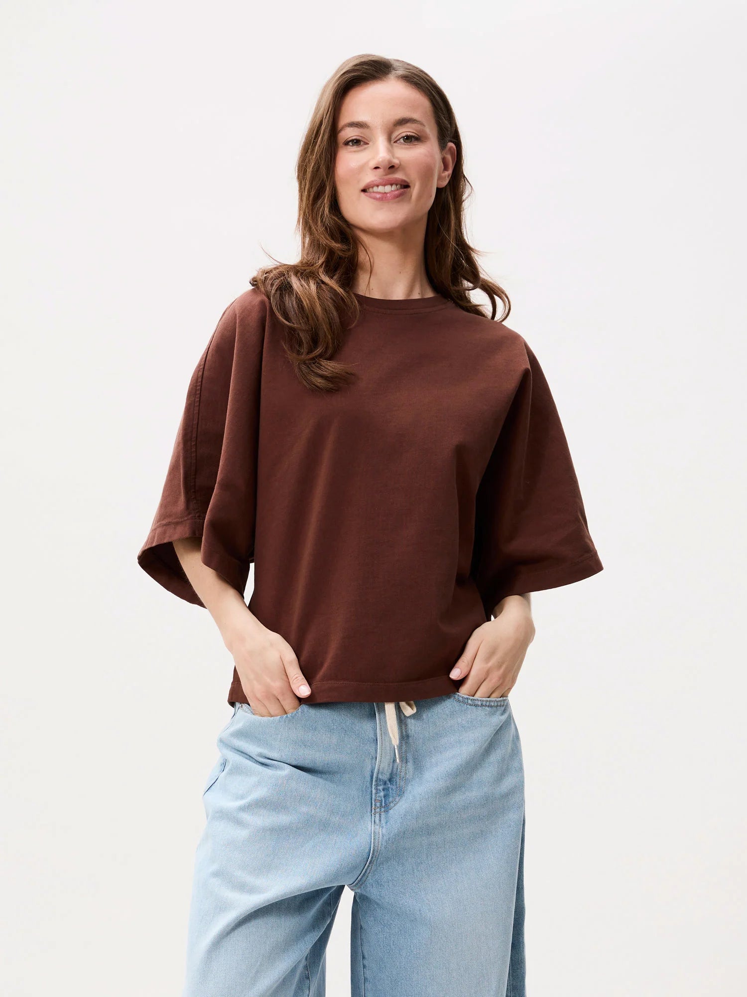CATWALK JUNKIE T-SHIRT BATSLEEVE ROCKY ROAD