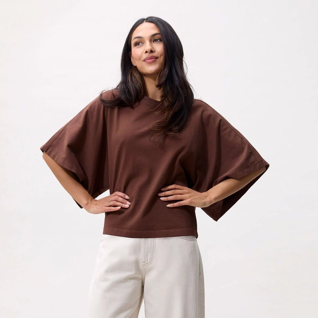 CATWALK JUNKIE T-SHIRT BATSLEEVE ROCKY ROAD
