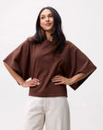 CATWALK JUNKIE T-SHIRT BATSLEEVE ROCKY ROAD