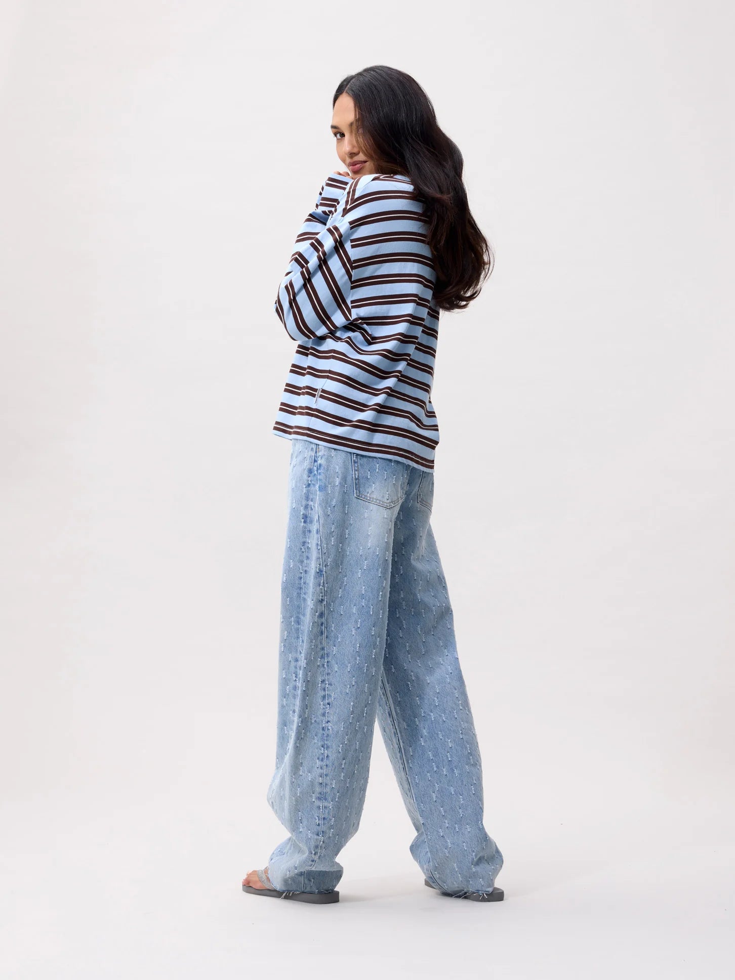 CATWALK JUNKIE SWEATER STRIPED LONG SLEEVE AIR
